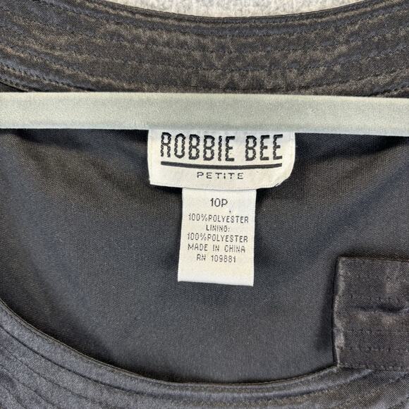 Robbie Bee Black Pleated Dress - Picture 3 of 7